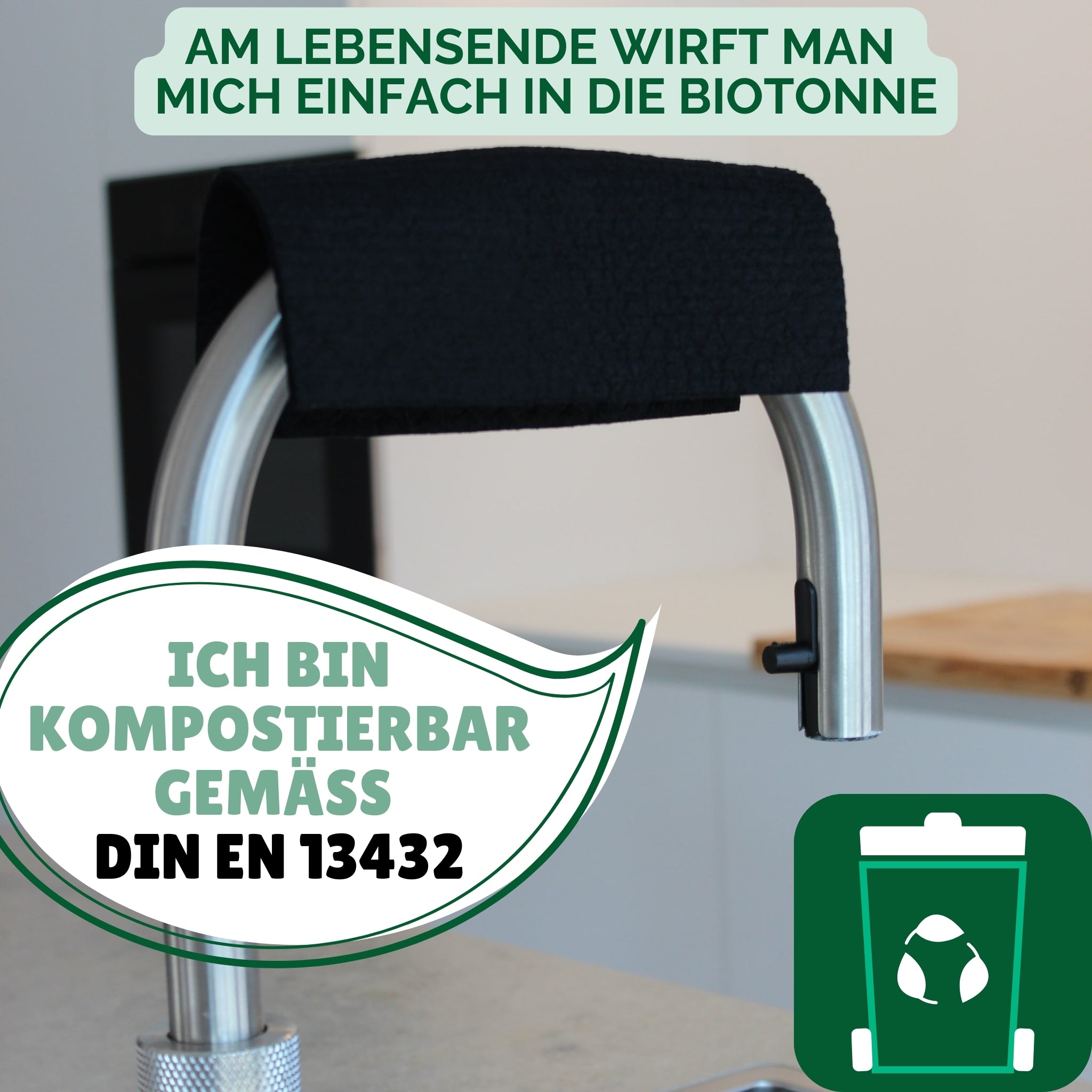 Das Öko-Schwammtuch ist schnelltrocknend und hemmt damit die Keimbildung im Gegensatz zu Spülschwämmen und Reinigungstücher, die auch Kunststoff bestehen. Analyzing image Oeko-Schwammtuecher_anthrazit_1 2048 × 1365 Pixel Das Spültuch ist biologisch abbaubar und kann schnell und einfach auf dem Kompost entsorgt werden. Das Putztuch verrottet auf natürliche Weise innerhalb weniger Wochen.