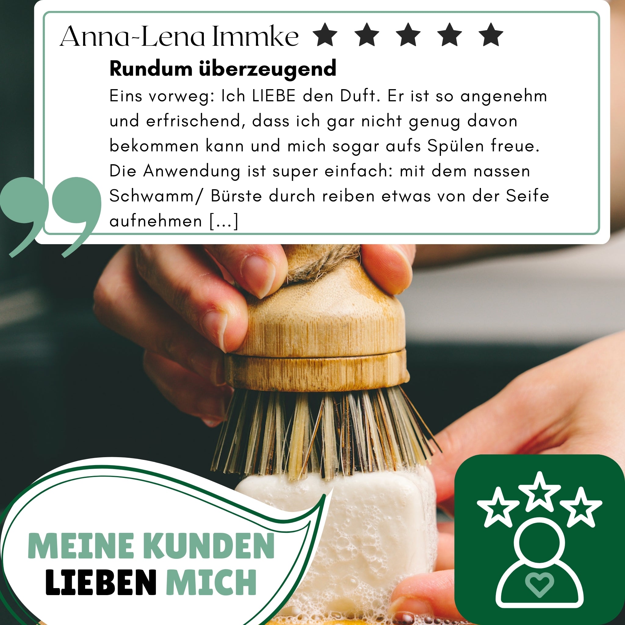 Festes Spülmittel | Gurke