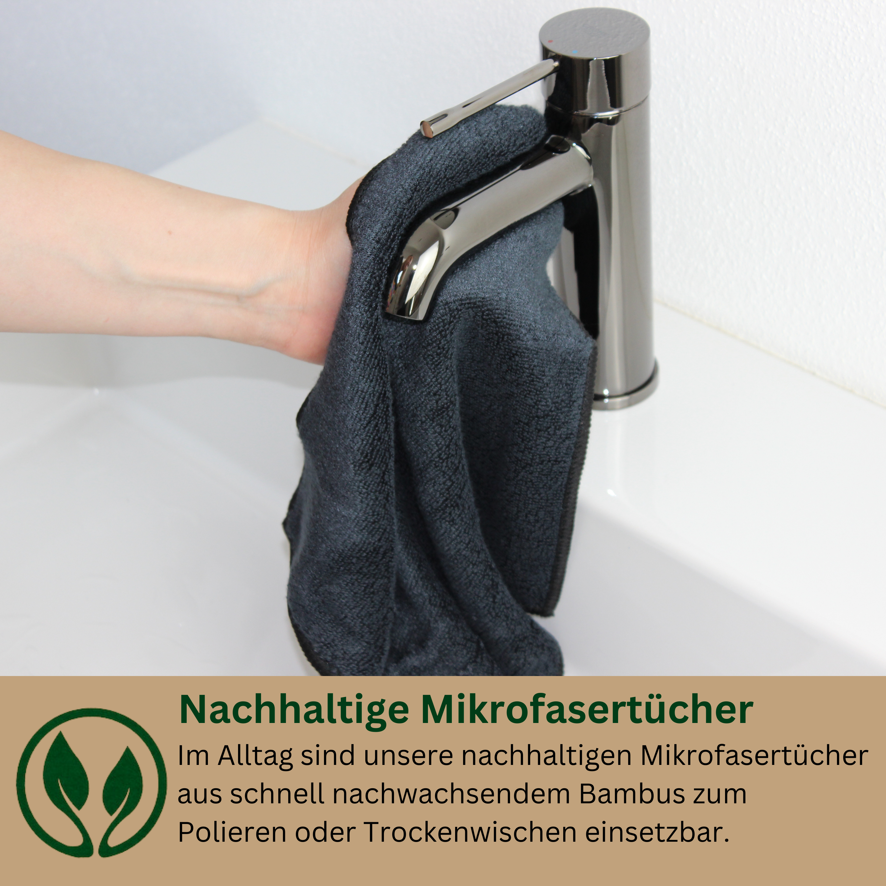 Küchen Starter-Set: Nachhaltige Mikrofasertücher, 2x Öko-Spülschwämme & Schwammtücher