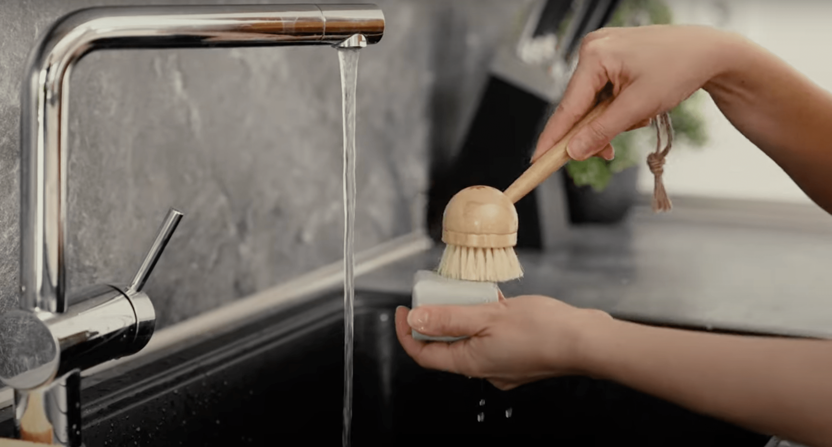 Laden Sie das Video: Protea Spülbürsten aus Bambusholz